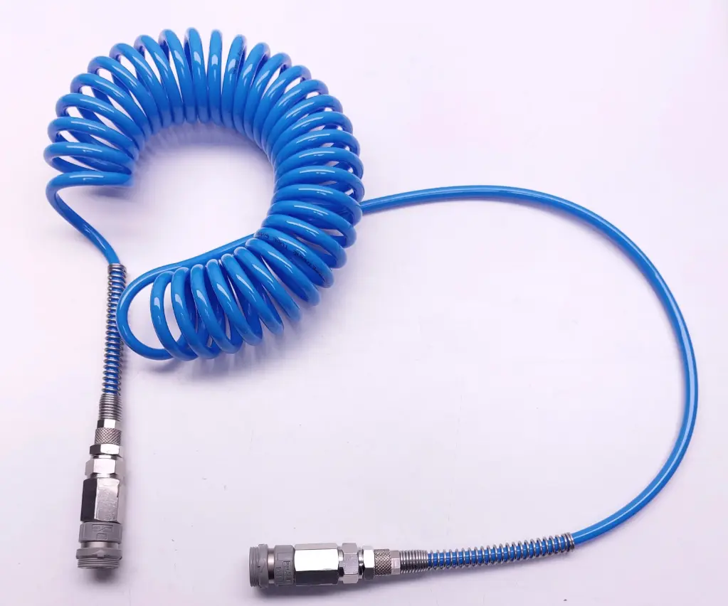TUYAU SPIRALE PNEUMATIQUE AVEC CONNECTEURS