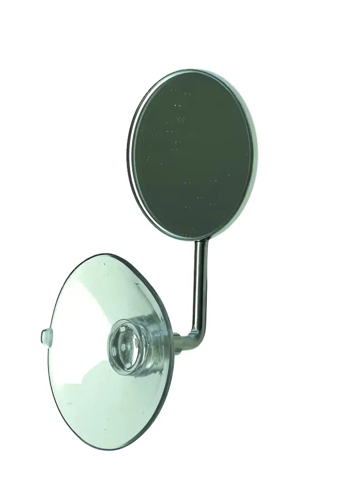 FESTSTEHENDER Ø 55mm SPIEGEL MIT SAUGER