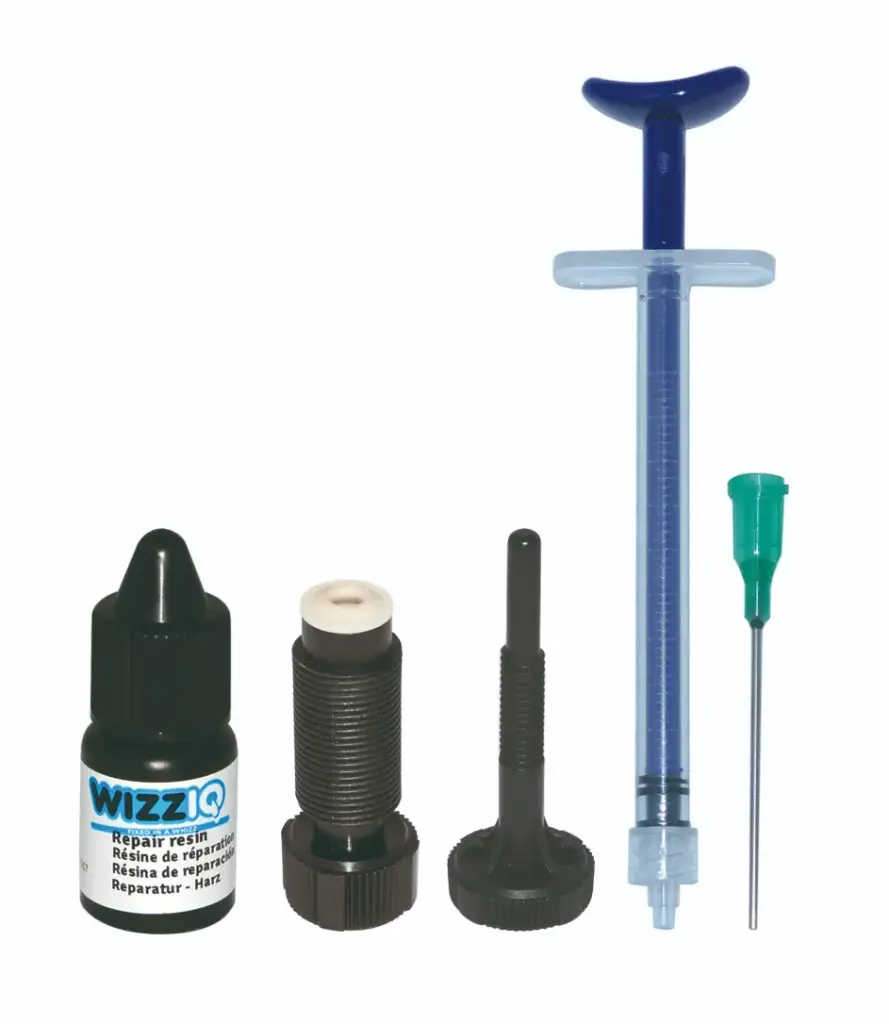 2ML WIZZIQ RESIN + BLACK INJECTOR SET, SYRINGE & NEEDLE