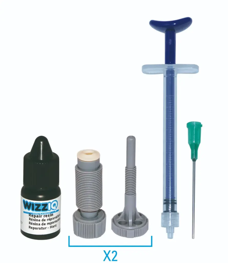 5ml WIZZIQ RESIN (20-25 REPARATIES)+2 GRIJS INJECTOR + INJECTIESPUIT EN NAALD