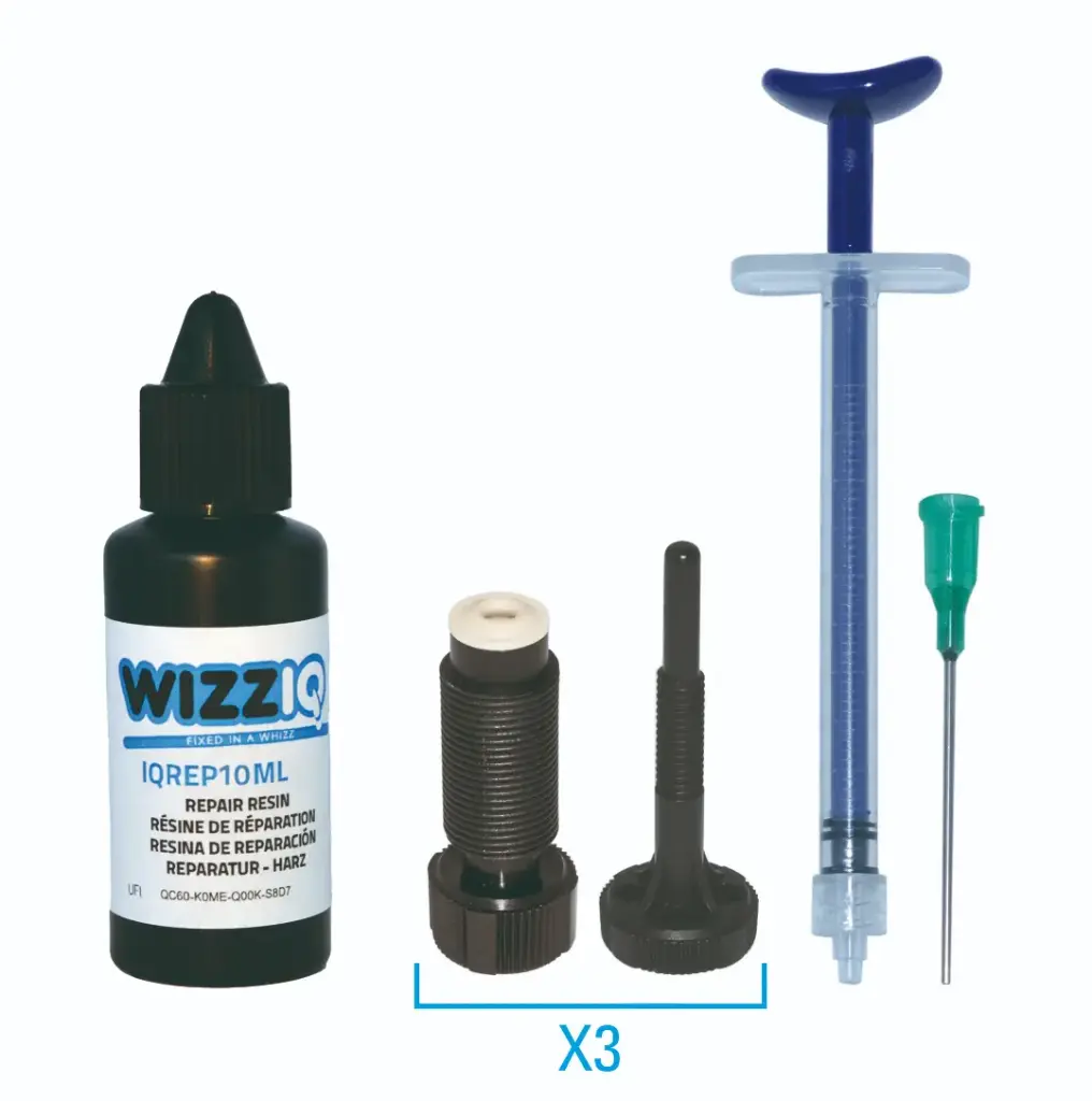REPARATUR-HARZ 10ml (40-50 REPARATUR)+3 SCHWARZ EINSPRITZDÜSE + SPRITZE