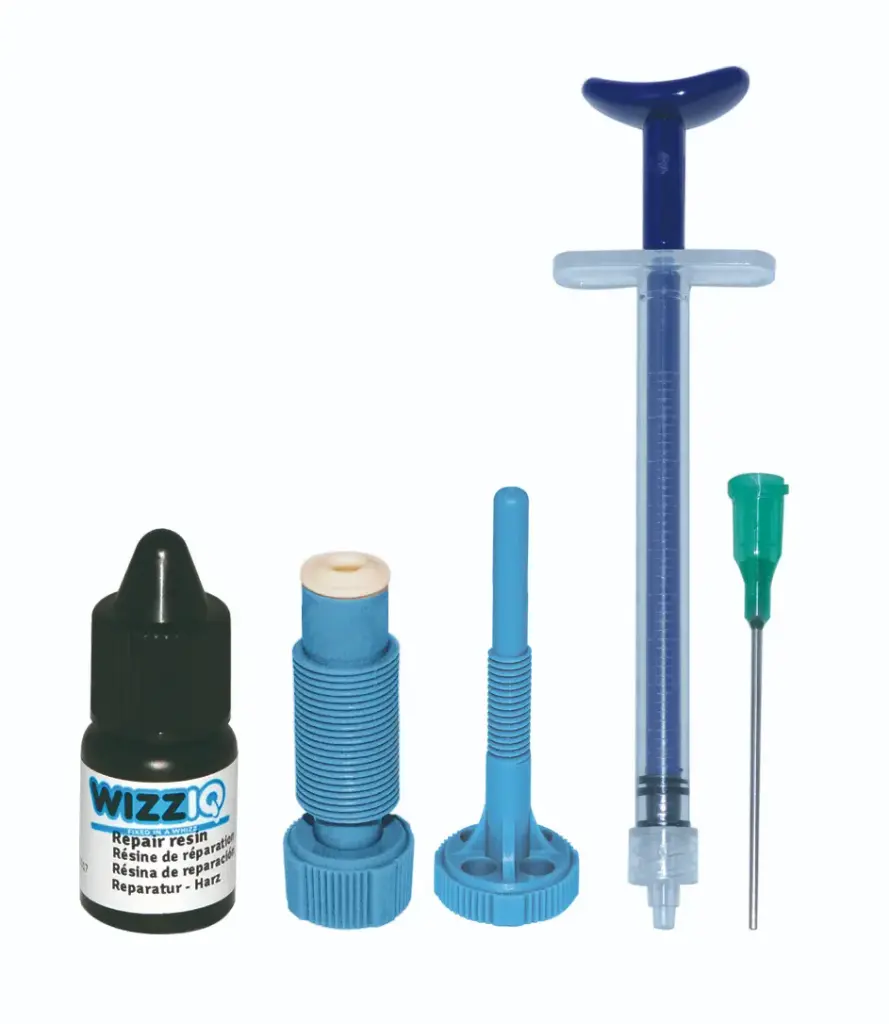 2ML WIZZIQ RESIN + BLUE INJECTOR SET, SYRINGE & NEEDLE